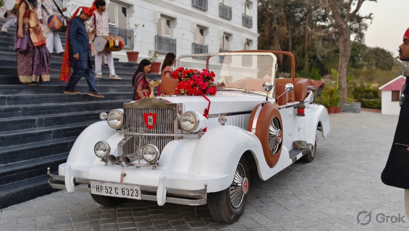 Heritage Rides luxury wedding experience Udaipur