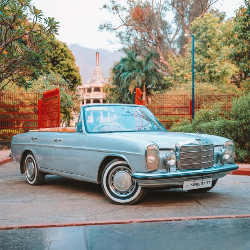 Classic wedding car Heritage Rides Rajasthan luxury event